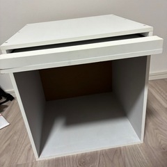 カラーボックス　マガジンラック付の画像