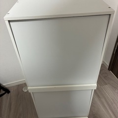 カラーボックス　マガジンラック付の画像