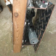 単管パイプ切断治具の自作品です。の画像