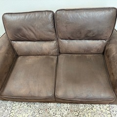 ソファ　ブラウンの画像