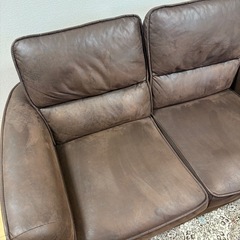 ソファ　ブラウンの画像