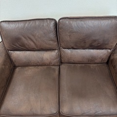 ソファ　ブラウンの画像