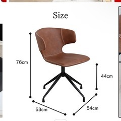 美品★回転式ダイニングチェアの画像