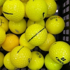 ロストボール キズ無し イエロー 50球の画像