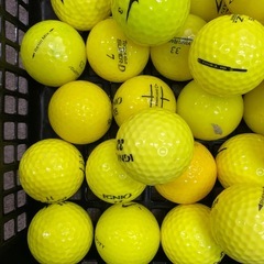 ロストボール キズ無し イエロー 50球の画像