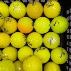 ロストボール キズ無し イエロー 50球の画像