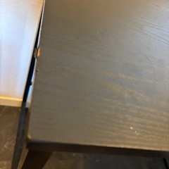 ニトリ ブラックデスクの画像