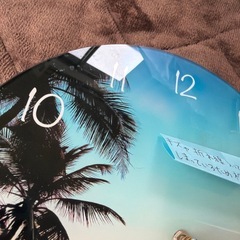 ビーチデザイン 掛時計 直径30cmの画像