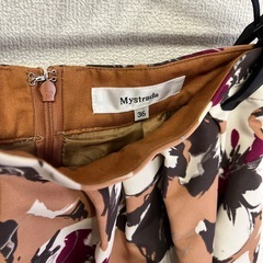 Mystrada フラワープリント フレアスカート 36の画像