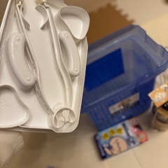 ミルクセット/ミルトン消毒/母乳瓶3つなどの画像