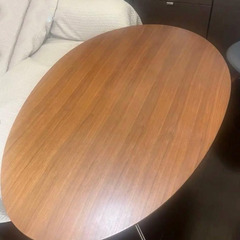ACTUS アクタス 【OWN ビックサイドテーブル】楕円形ダイニングテーブルの画像
