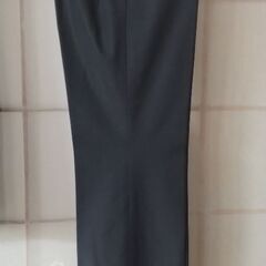 MITSUMINE 黒レディースパンツスーツ2点セットの画像