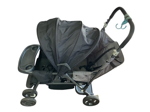 joovy caboose 二人乗りベビーカー ブラック (コニセフ) 滝谷不動の