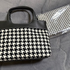Princess mode プリンセスモード ハンドバッグ ポーチ 千鳥柄 千鳥格子の画像