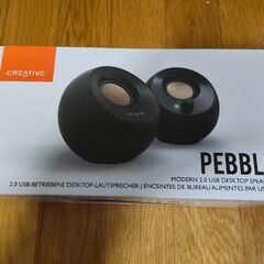 新品 スピーカー  Creative Pebbleブラックの画像
