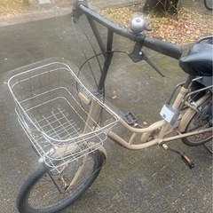 チャイルドシート付自転車の画像