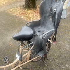 チャイルドシート付自転車の画像