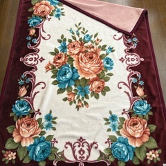 【温かい毛布】ピンクの画像