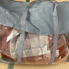 【使用一回のみ】こたつテーブル　ニトリ　ウォルタC120L  敷布団掛け布団付きの画像