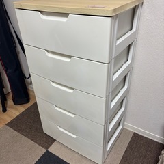 5段　チェスト　タンス　収納の画像