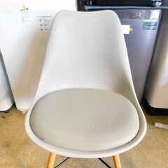 【JM938①】NITORI ニトリ ダイニングチェア ヘンリーGY グレー クッション座面 椅子の画像