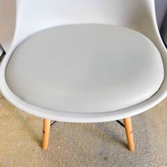 【JM938①】NITORI ニトリ ダイニングチェア ヘンリーGY グレー クッション座面 椅子の画像