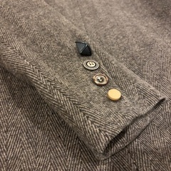 ブラウン テーラードジャケットの画像