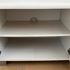 テレビ台　白色　ニトリ　無料お譲りの画像