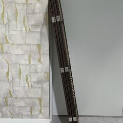 山善 パーテーション(4連)高さ148cm  2個セットの画像