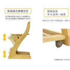 子ども用の学習椅子の画像