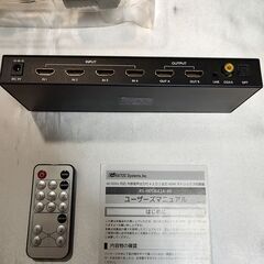 RATOC HDMI 4K MATRIX SWITCH 4入力2出力の画像