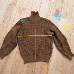 ZARA タートルネックニット　ブラウン　Sサイズの画像