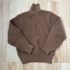 ZARA タートルネックニット　ブラウン　Sサイズの画像