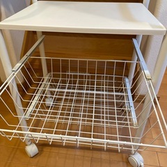 【美品】キッチンワゴン　ほぼ使っていないのでキレイですの画像