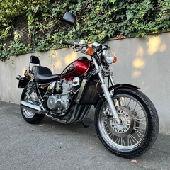 エリミネーター400LX 車検二年付！低走行 美車 オイルプラグ交換済 エンジン始動動画 当時物純正バックレスト付 ( gpz400r レブル gb350 )の画像