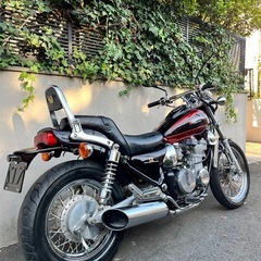 エリミネーター400LX 車検二年付！低走行 美車 オイルプラグ交換済 エンジン始動動画 当時物純正バックレスト付 ( gpz400r レブル gb350 )の画像