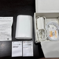 置くだけWi-Fi　speed  wifi home 5G の画像