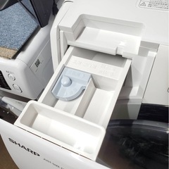 使用数ヶ月 美品 SHARP シャープ ドラム式洗濯乾燥機　2025年製　ES-S7J- WL  クリーニング済みの画像