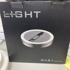 LIVE BEAUTY LIGHT LEDリングライト ホワイトの画像