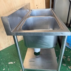 2槽シンク 1200x600x800(+150)の画像
