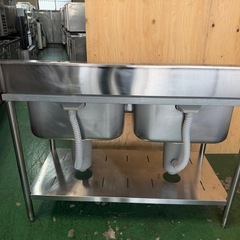 2槽シンク 1200x600x800(+150)の画像