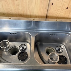 2槽シンク 1200x600x800(+150)の画像
