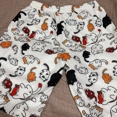 ねこ柄メンズ短パンの画像