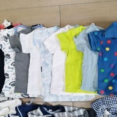 【美品】子供服　ベビー服　29着セット　サイズ80-90 Tシャツ/ロンパース/肌着/パンツなどの画像