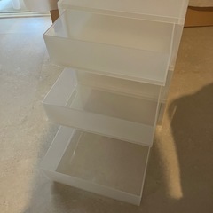 無印良品　収納ケース 中3個セットの画像