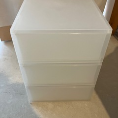 無印良品　収納ケース 中3個セットの画像