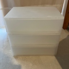 無印良品　収納ケース 中3個セットの画像