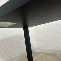 ローテーブル　机　黒　ブラック　シンプル　座卓の画像