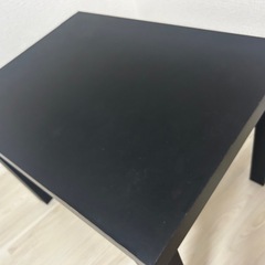 ローテーブル　机　黒　ブラック　シンプル　座卓の画像