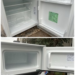 ☆Hisense ハイセンス 2ドア ノンフロン冷凍冷蔵庫 93L コンパクト HR-B95A 2020年製の画像